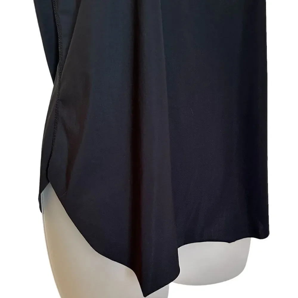 Lululemon Seamless Razor Back Black Flowy Fitted Tank Top Workout Shirt